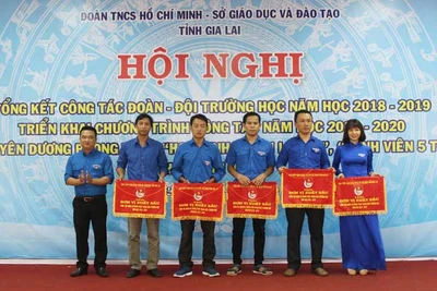 Năm học 2018-2019: Kết nạp 10.284 đoàn viên mới