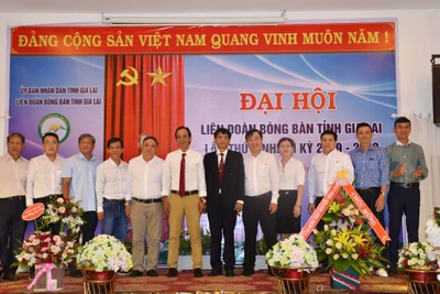 Đại hội Liên đoàn Bóng bàn tỉnh Gia Lai lần thứ I, nhiệm kỳ 2019-2022