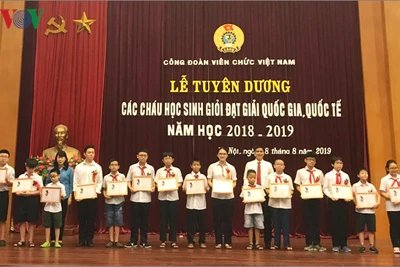 Tuyên dương 186 học sinh đoạt giải quốc gia, quốc tế