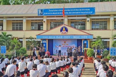 Chư Păh: Hơn 300 học sinh tham gia ngày hội "Thiếu nhi vui khỏe-Tiến bước lên Đoàn"