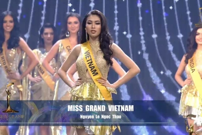 Á hậu Ngọc Thảo dừng chân Top 20 Miss Grand International 2020