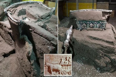 Phát hiện 'Lamborghini' thời La Mã cổ đại ở tàn tích Pompeii