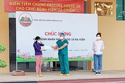 Gia Lai có thêm 2 bệnh nhân Covid-19 được xuất viện