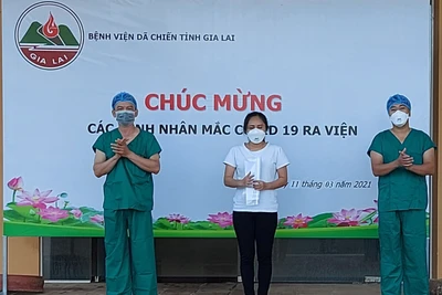 Gia Lai thêm 2 bệnh nhân Covid-19 được xuất viện