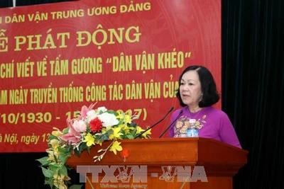 Phát động Cuộc thi báo chí viết về tấm gương "Dân vận khéo"