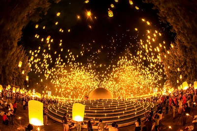 Đi ngắm Chiang Mai rực sáng trong lễ hội Loy Krathong