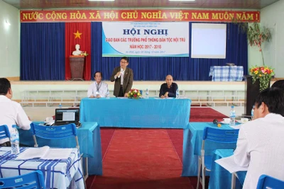 Hội nghị giao ban các trường phổ thông dân tộc nội trú