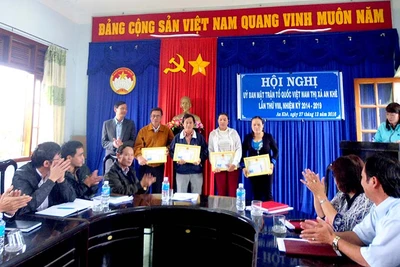 An Khê: Sơ kết 3 năm thực hiện "Xây dựng nếp sống văn minh, người An Khê thân thiện"