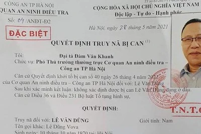 Đã bắt được Dũng "Vova" - đối tượng truy nã đặc biệt