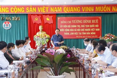 Chủ tịch Quốc hội: Đắk Nông phát huy nội lực cùng khát vọng phát triển