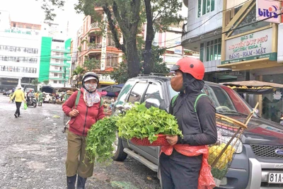 Những "cửa hàng rau di động"