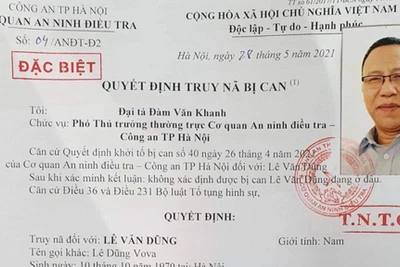 Khởi tố người giúp Lê Dũng Vova lẩn trốn trong lúc truy nã