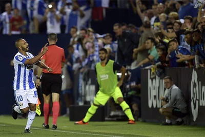 Barca thua đội cuối bảng Leganes