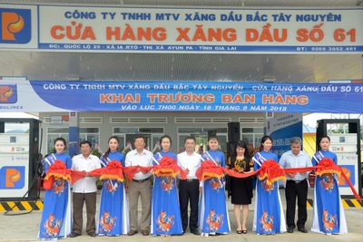 Khai trương Cửa hàng xăng dầu số 61 -Công ty Xăng dầu Bắc Tây Nguyên