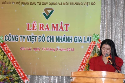 Ra mắt Cty CP Đầu tư XD và Môi trường Việt Đô tại Gia Lai