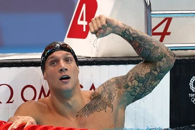 Kình ngư Mỹ Caeleb Dressel giành 5 HCV Olympic Tokyo, phá 5 kỷ lục