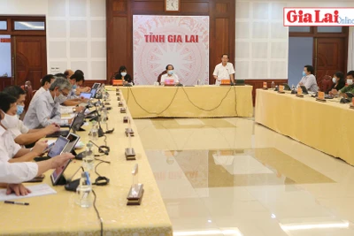 Gia Lai sơ kết công tác tháng 7, triển khai nhiệm vụ tháng 8-2021