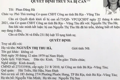 Truy nã nữ giám đốc lừa bán đất nền cho nhiều người