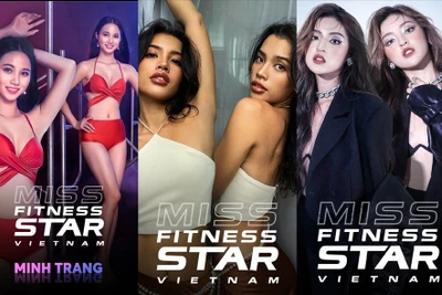 Bản sao Tiểu Vy và loạt người đẹp tại Miss Fitness Star Vietnam 2021