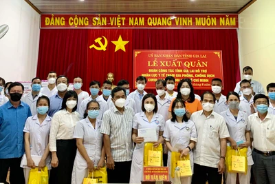 Gia Lai: 21 bác sĩ, điều dưỡng vào TP. Hồ Chí Minh hỗ trợ chống dịch