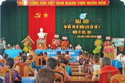 Đại hội đại biểu phụ nữ huyện Ia Pa nhiệm kỳ 2021-2026