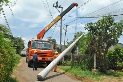 Đak Pơ hoàn thành tiêu chí điện trong xây dựng nông thôn mới