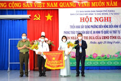 Pleiku: Xây dựng phường Diên Hồng điển hình về phong trào "Toàn dân bảo vệ an ninh Tổ quốc"