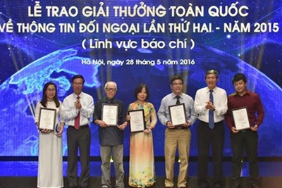 Khởi động Giải thưởng toàn quốc về thông tin đối ngoại năm 2016