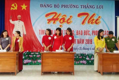 Hội thi "Tìm hiểu về tư tưởng, đạo đức, phong cách HCM" năm 2019