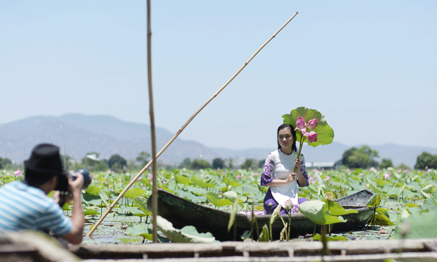 Hồ sen Ia Yeng thu hút du khách