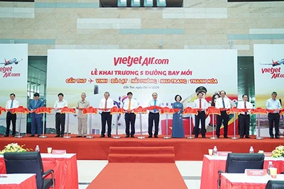 Vietjet khai trương 5 đường bay mới đến, đi từ Cần Thơ