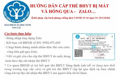 BHXH Gia Lai: Triển khai cấp thẻ BHYT qua mạng xã hội Zalo