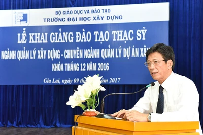 Khai giảng lớp thạc sĩ ngành Quản lý xây dựng