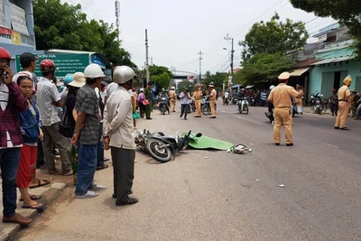 Bình Định: Tai nạn giao thông, 1 cán bộ tử vong