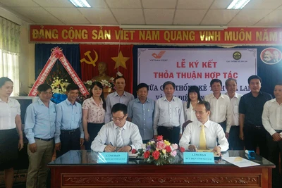 Bưu điện tỉnh Gia Lai: Ký kết thỏa thuận hợp tác với Cục Thống kê tỉnh