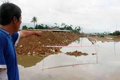 Ba học sinh 12 tuổi chết đuối thương tâm dưới hố công trình