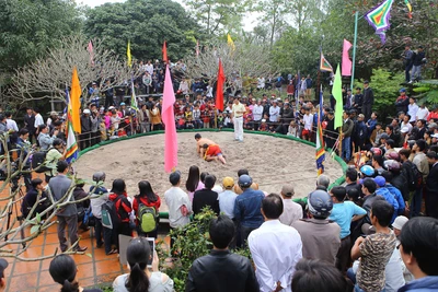 Trang nghiêm nghi lễ hạ nêu và khai ấn tại Đại nội Huế