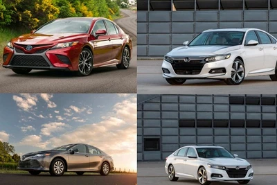 Honda Accord 2018, Toyota Camry 2018: Đối đầu không khoan nhượng