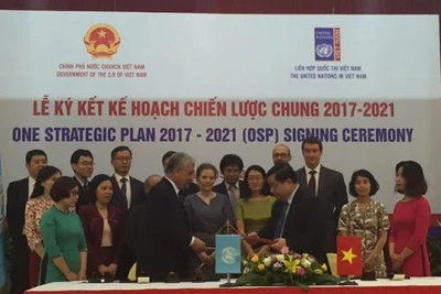 Chính phủ Việt Nam và Liên Hợp Quốc ký kế hoạch chiến lược chung giai đoạn 2017-2021