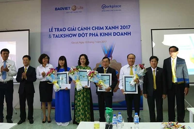 Trao giải Cánh Chim Xanh 2017