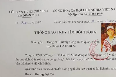 Công an TP HCM truy tìm Trí "nhảm" trong băng áo cam