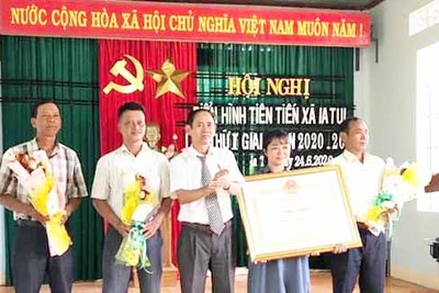 Xã Ia Tul đạt chuẩn nông thôn mới