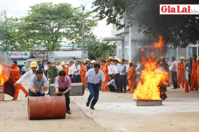 Ngành Điện Gia Lai chú trọng phòng cháy, chữa cháy