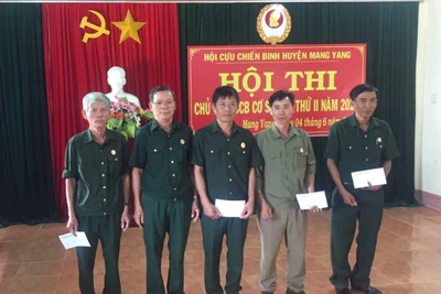 Mang Yang: Hội thi Chủ tịch Cựu chiến binh cơ sở giỏi lần 2 năm 2020