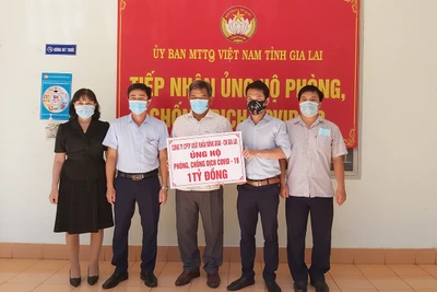 Gia Lai: Tiếp nhận hơn 1,1 tỷ đồng ủng hộ phòng-chống dịch Covid-19