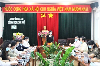 Lãnh đạo UBND tỉnh Gia Lai làm việc với Sở Khoa học và Công nghệ