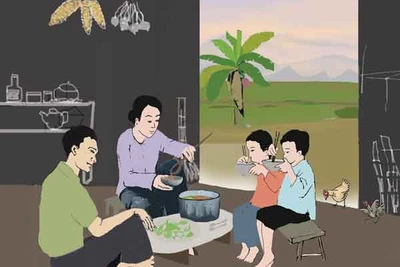 Nhớ mắm cua đồng