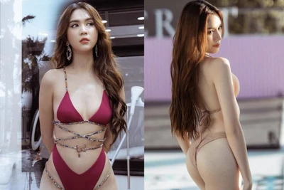 Ngọc Trinh, Thanh Thanh Huyền diện bikini đọ đường cong nóng bỏng