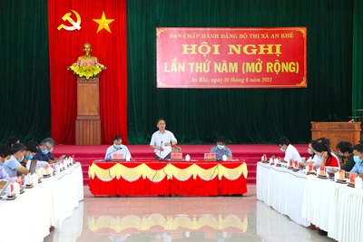 An Khê: Triển khai nhiệm vụ 6 tháng cuối năm 2021