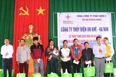 Công ty Thủy điện An Khê-Ka Nak: Chú trọng công tác an sinh xã hội